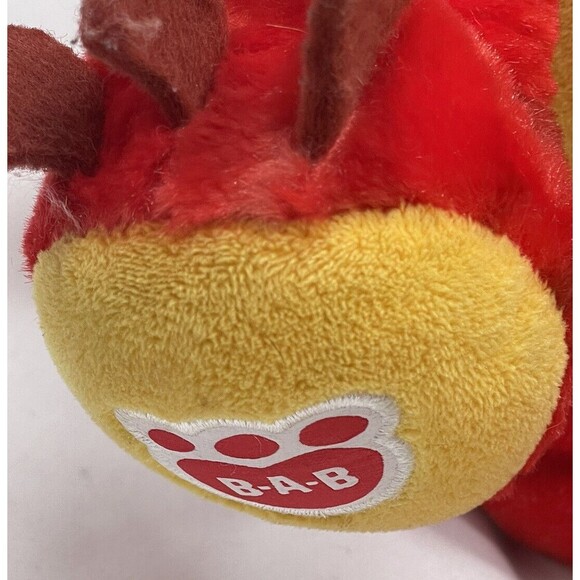 Build A Bear Red Dinosaur T Rex Velociraptor Raptor 19 Inch Plush Stuffed Animal - Picture 13 of 16